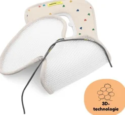 Aeromoov Baby Autostoel|Veiligheid Onderweg * Air Layer Autostoel Groep 0+ Confetti Hearts Beige
