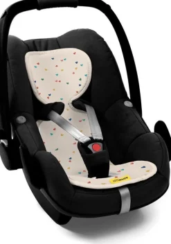 Aeromoov Baby Autostoel|Veiligheid Onderweg * Air Layer Autostoel Groep 0+ Confetti Hearts Beige
