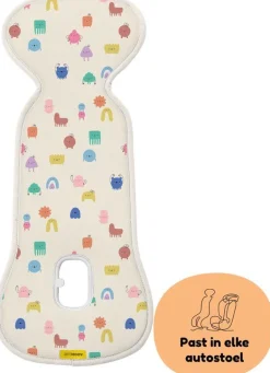 Aeromoov Baby Autostoel|Veiligheid Onderweg * Air Layer Autostoel Groep 0+ Funny Shapes Zand
