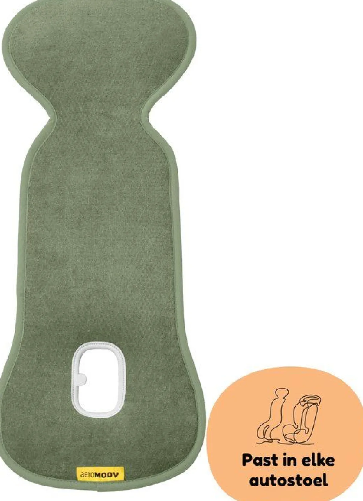 Aeromoov Baby Autostoel|Veiligheid Onderweg * Air Layer Autostoel Groep 0+ Green Moss Groen