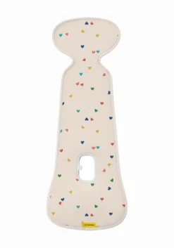 Aeromoov Peuter Autostoel|Veiligheid Onderweg * Air Layer Autostoel Groep 1 Confetti Hearts Beige