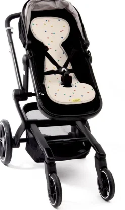 Aeromoov Alle Accessoires|Veiligheid Onderweg * Air Layer Buggy Confetti Hearts Beige