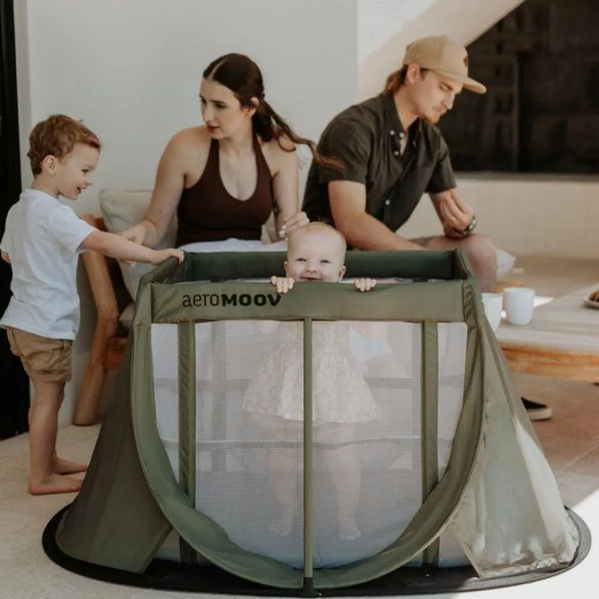 Aeromoov Alle Campingbedden * Instant Reisbed Green Moss Groen