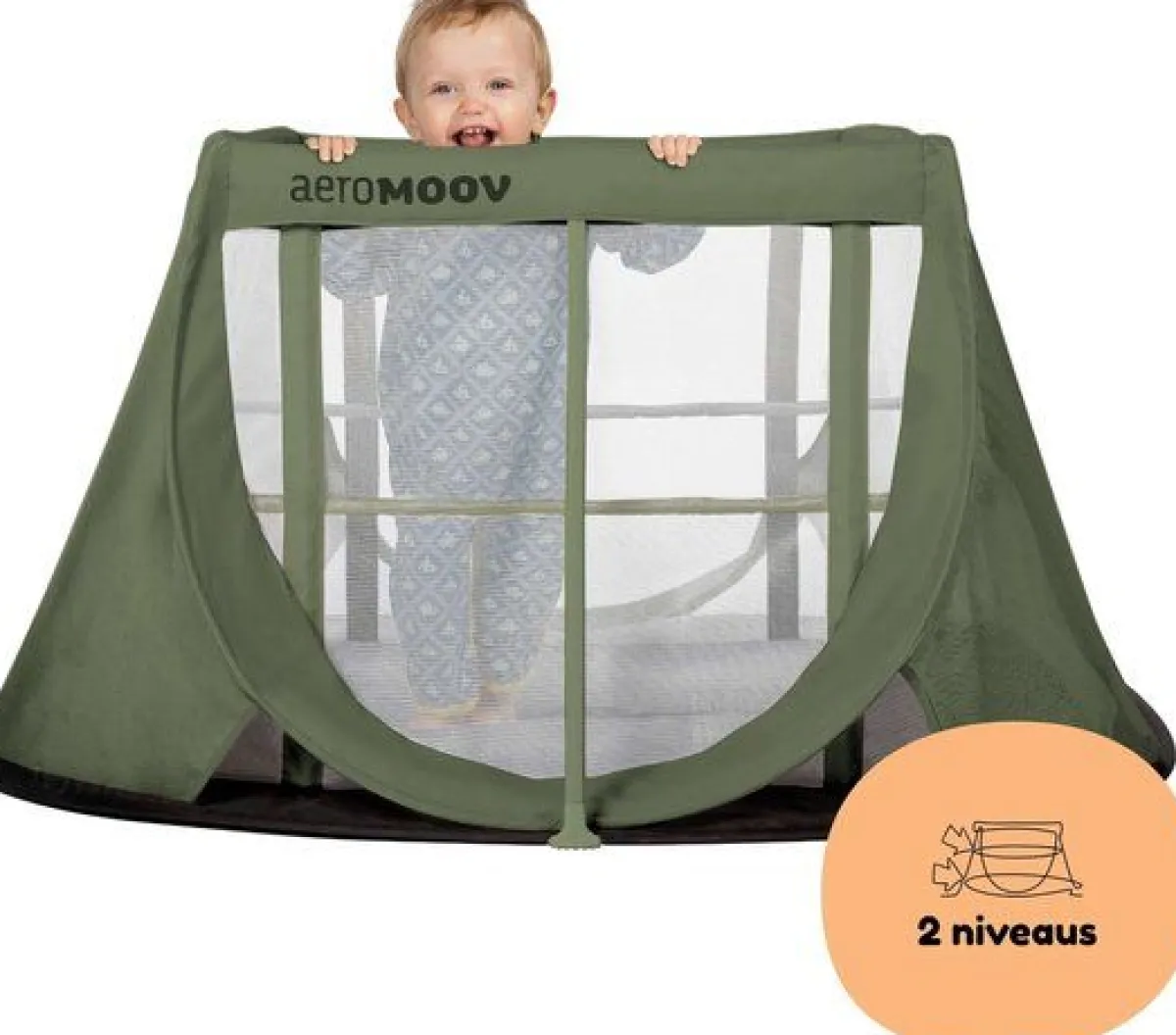 Aeromoov Alle Campingbedden * Instant Reisbed Green Moss Groen