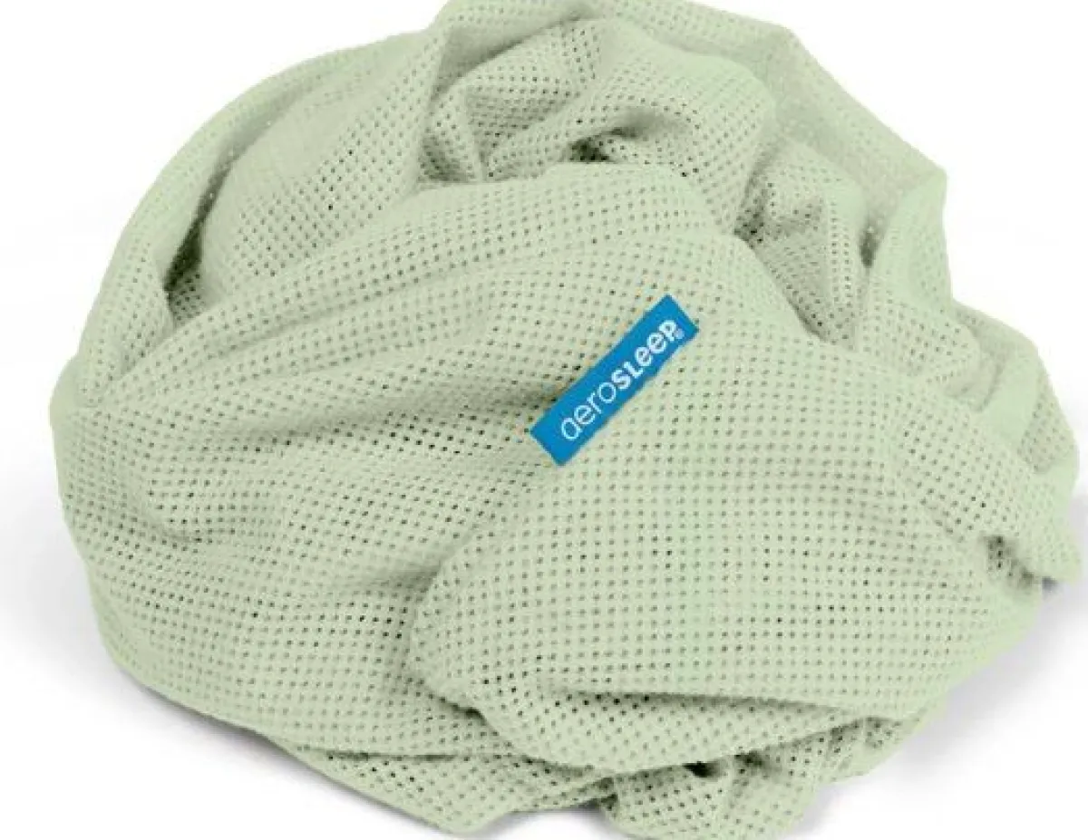 AeroSleep Bedtextiel * Hoeslaken Olive 70 x 140 cm Groen