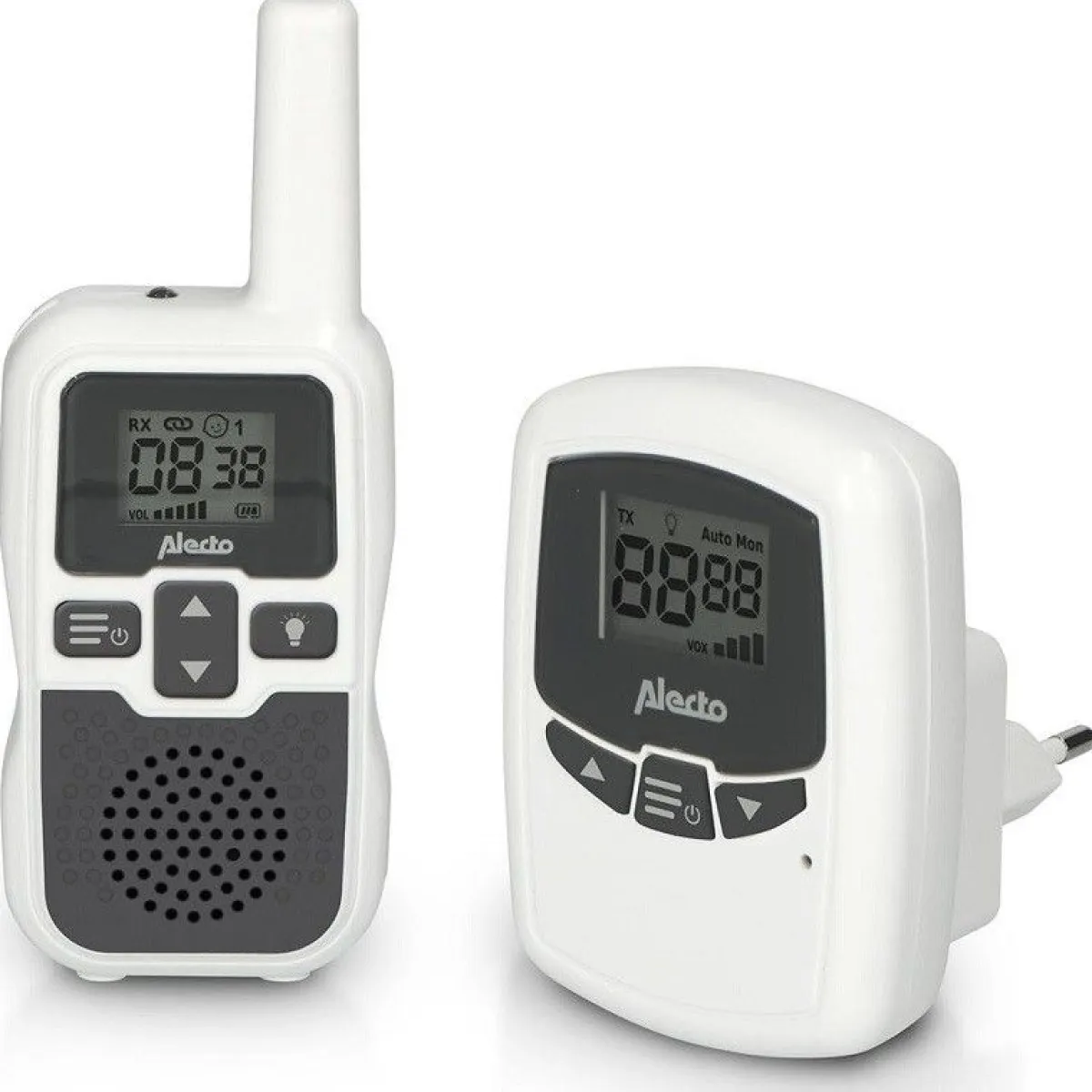 Alecto Babyfoons|Babyfoons * Babyfoon met Groot Bereik DBX-80 Wit