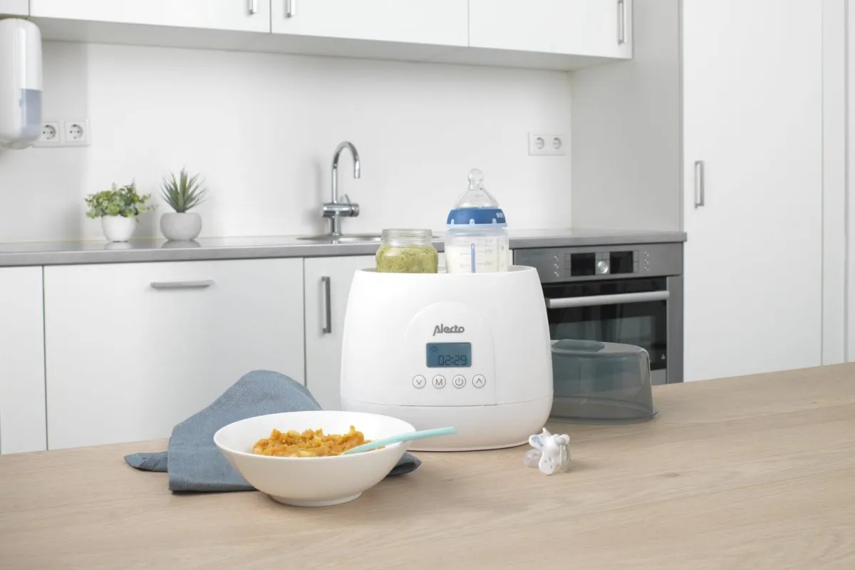 Alecto Flesverwarmers * Flessenwarmer BW700TWIN Digitaal Dubbel Wit