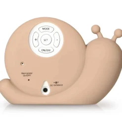 Alecto Slaapwekkers|Nachtlampjes * Slaaptrainer - Nachtlamp - Wekker Simon Beige