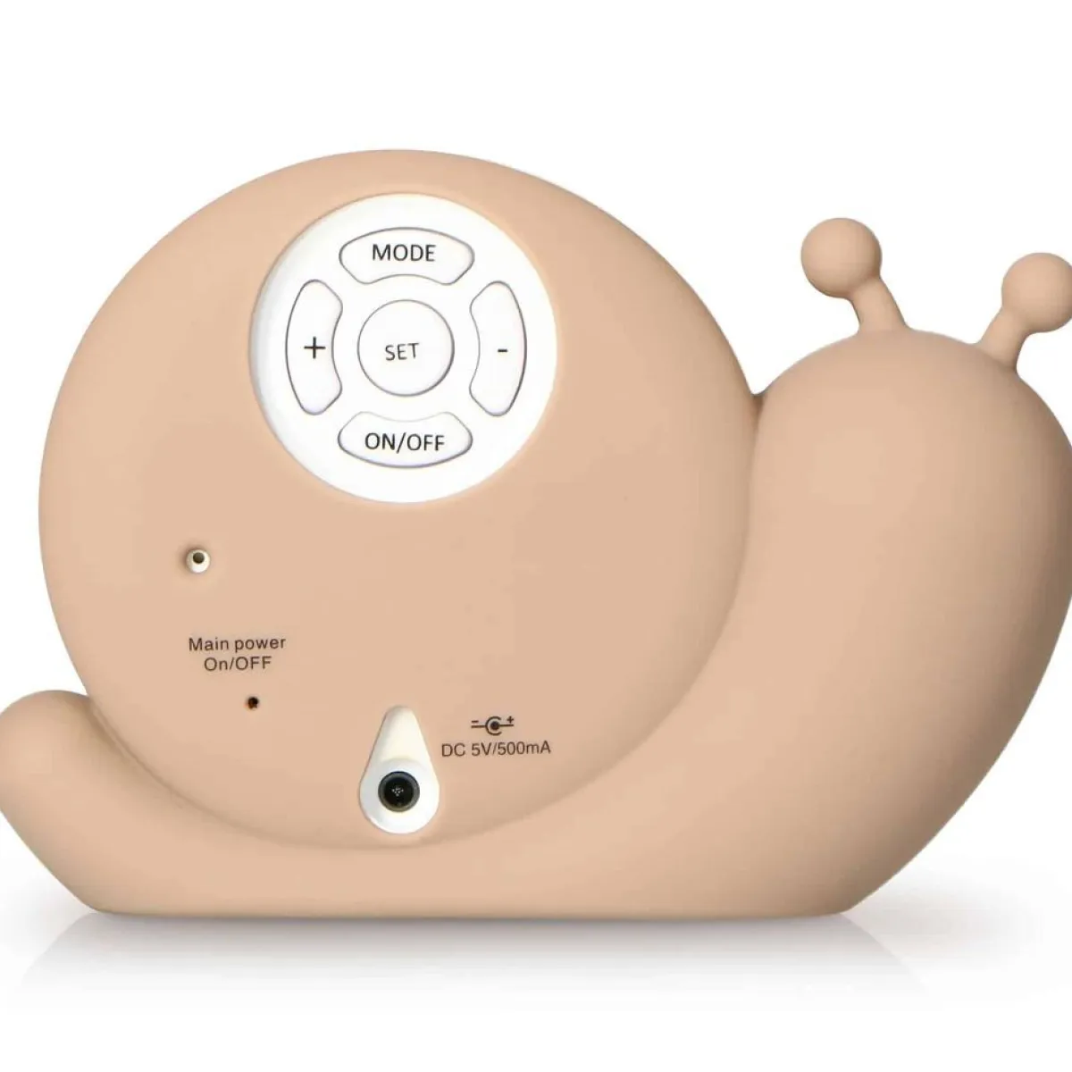 Alecto Slaapwekkers|Nachtlampjes * Slaaptrainer - Nachtlamp - Wekker Simon Beige