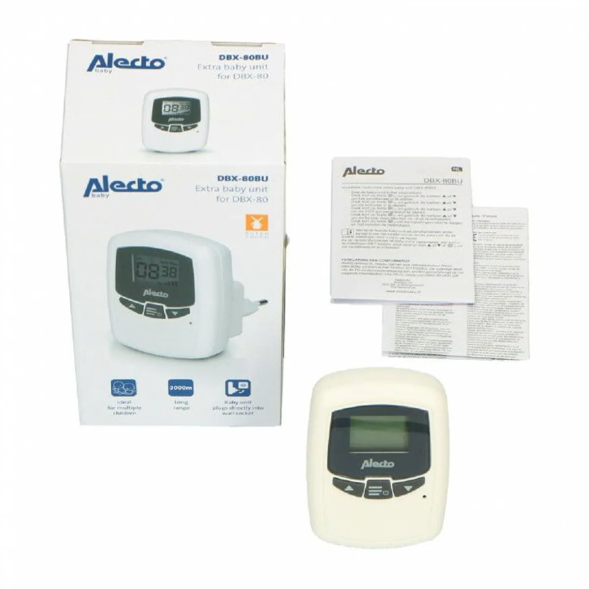 Alecto Babyfoons|Babyfoons * Uitbreiding DBX-80 Babyfoon