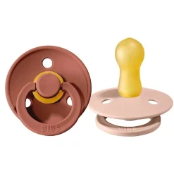 Bibs Fopspenen * Fopspeen 2-Pack Maat 3 Woodchuck - Blush Multicolor