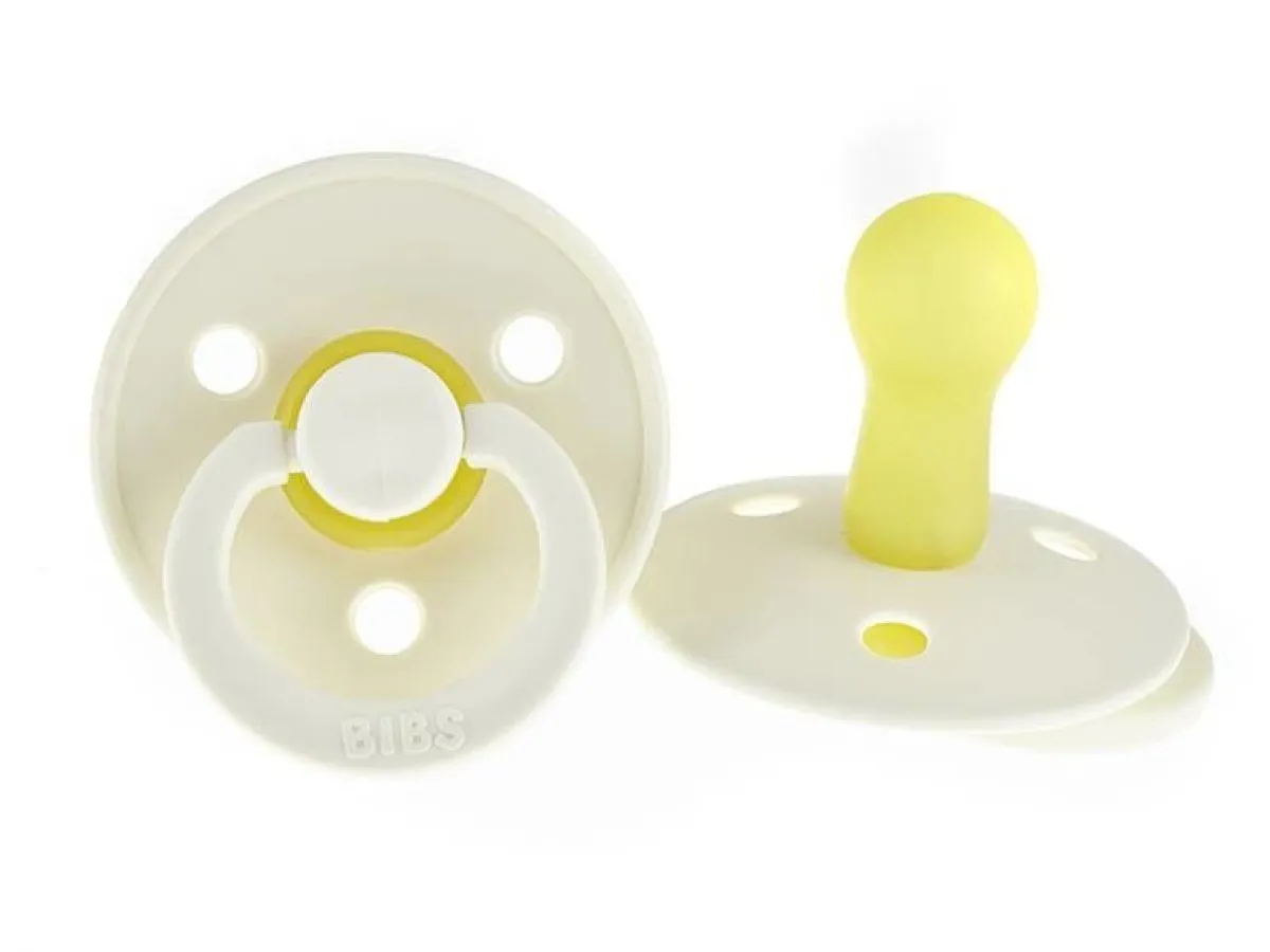 Bibs Fopspenen * 2-Pack Fopspenen Maat 1 Sage - Ivory Blauw