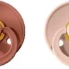 Bibs Fopspenen * 2-Pack Fopspenen Maat 2 Woodchuck - Blush
