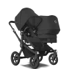 Bugaboo Combi Kinderwagens * Donkey5 Duo Kinderwagen Black - Midnight Black