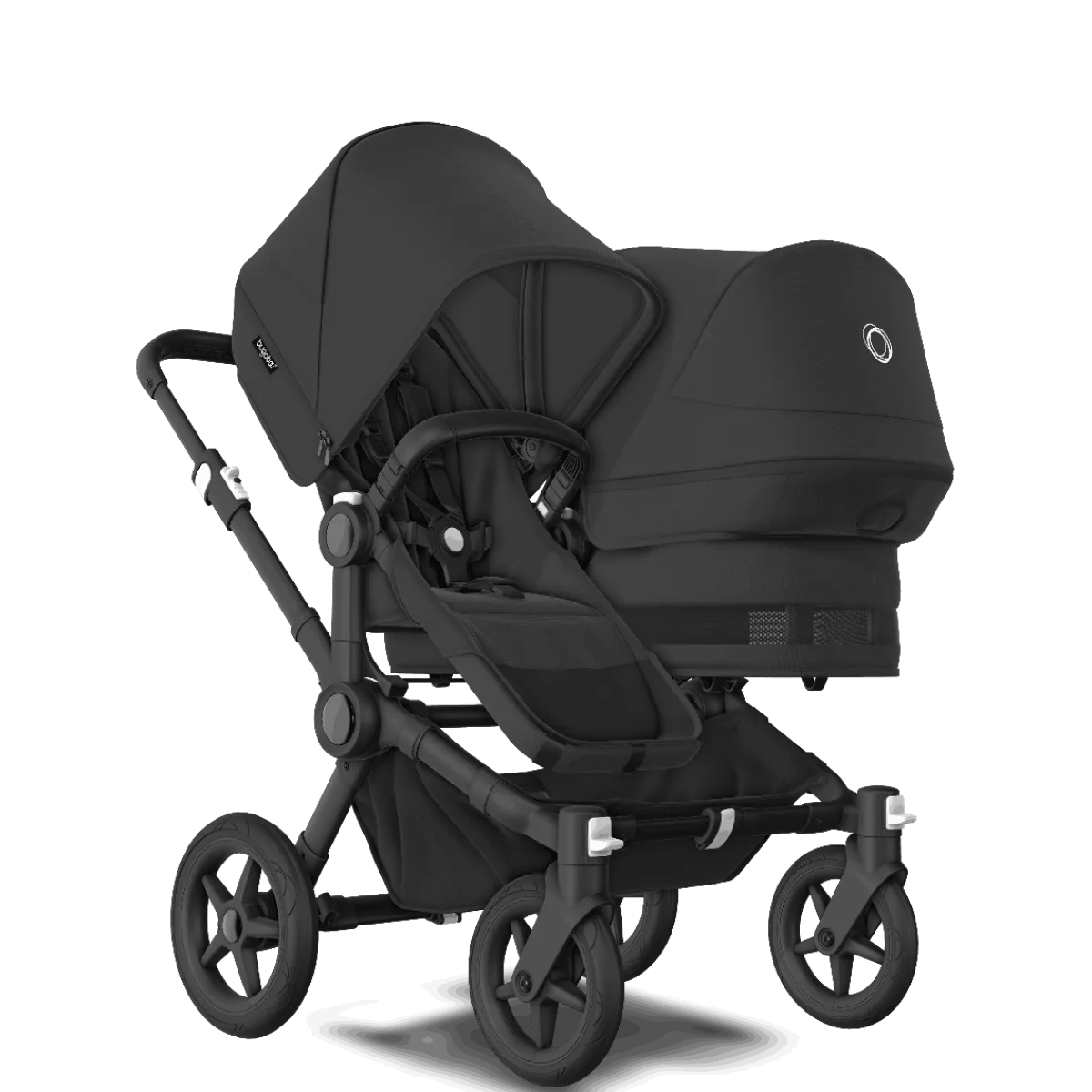 Bugaboo Combi Kinderwagens * Donkey5 Duo Kinderwagen Black - Midnight Black