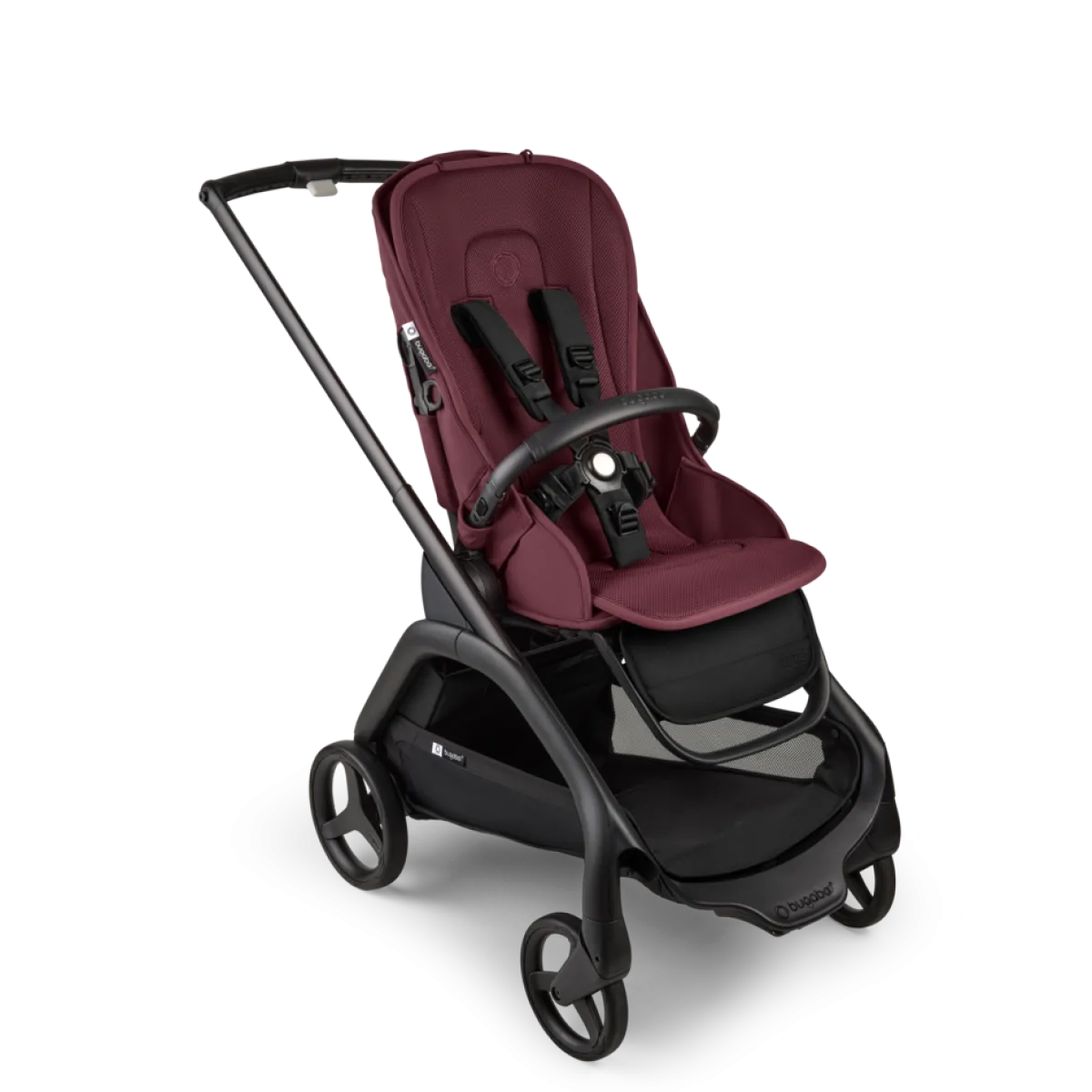 Bugaboo Overige Accessoires * Dual Comfort Seat Liner Dark Cherry Rood