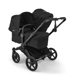 Bugaboo Combi Kinderwagens * Duo Kinderwagen Donkey 6 Compleet Black - Heritage Black Zwart