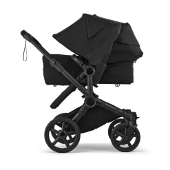 Bugaboo Combi Kinderwagens * Duo Kinderwagen Donkey 6 Compleet Black - Heritage Black Zwart