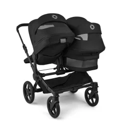 Bugaboo Combi Kinderwagens * Duo Kinderwagen Donkey 6 Compleet Black - Heritage Black Zwart