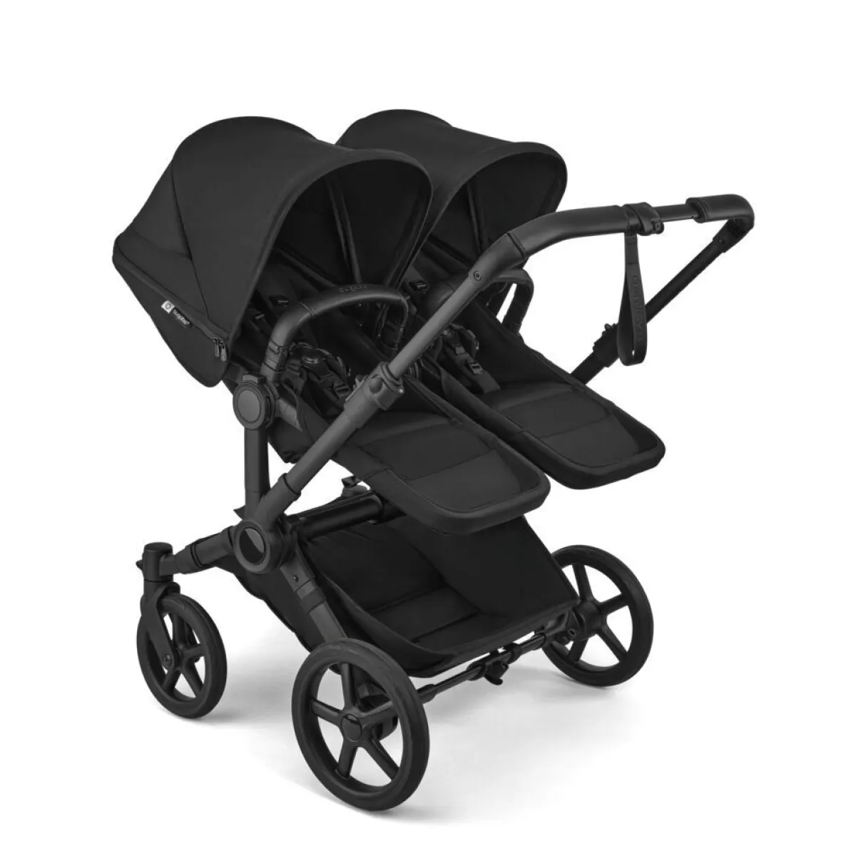 Bugaboo Combi Kinderwagens * Duo Kinderwagen Donkey 6 Compleet Black - Heritage Black Zwart