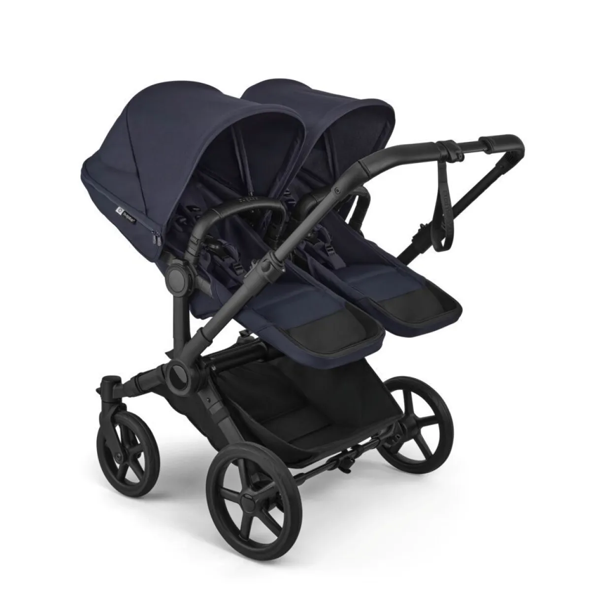 Bugaboo Combi Kinderwagens * Duo Kinderwagen Donkey 6 Compleet Black - Deep Indigo Blauw