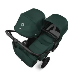 Bugaboo Combi Kinderwagens * Duo Kinderwagen Donkey 6 Compleet Black - Fern Green Groen
