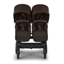 Bugaboo Combi Kinderwagens * Duo Kinderwagen Donkey 6 Compleet Black - Cocoa Brown Bruin