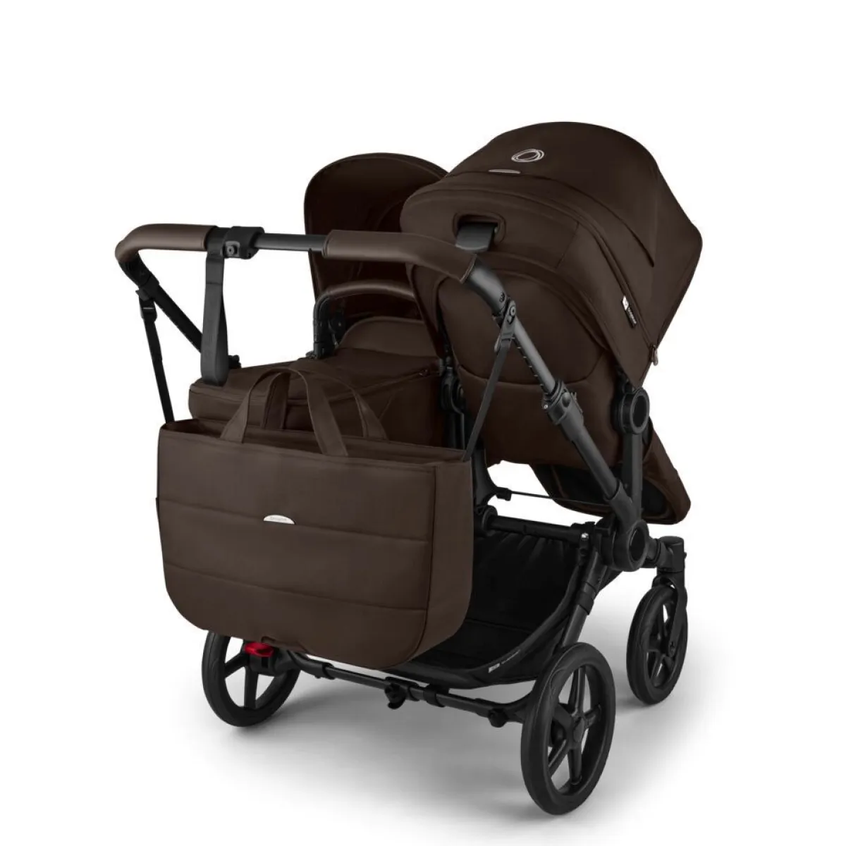 Bugaboo Combi Kinderwagens * Duo Kinderwagen Donkey 6 Compleet Black - Cocoa Brown Bruin