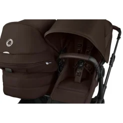 Bugaboo Combi Kinderwagens * Duo Kinderwagen Donkey 6 Compleet Black - Cocoa Brown Bruin