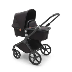 Bugaboo Combi Kinderwagens * Fox Cub Kinderwagen Compleet Black - Midnight Black Zwart