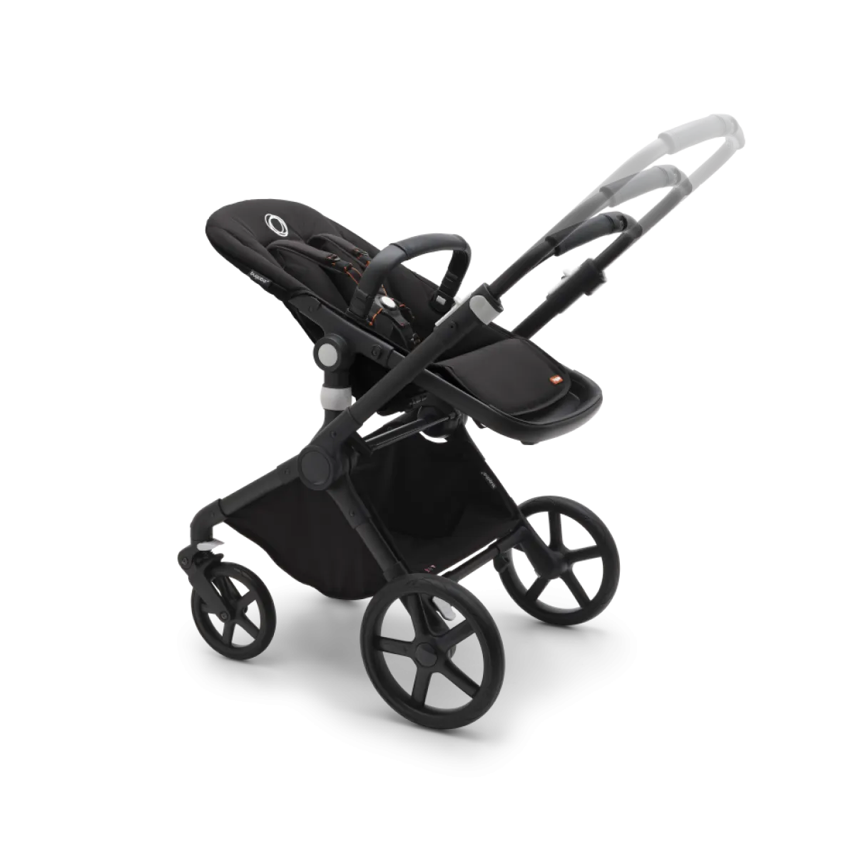 Bugaboo Combi Kinderwagens * Fox Cub Kinderwagen Compleet Black - Midnight Black Zwart