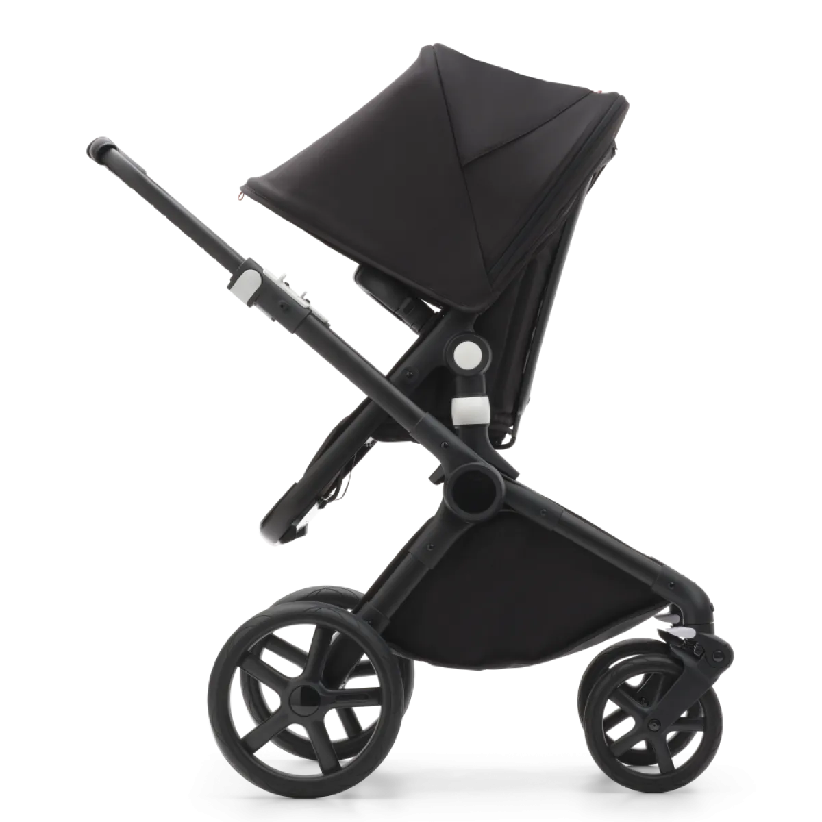 Bugaboo Combi Kinderwagens * Fox Cub Kinderwagen Compleet Black - Midnight Black Zwart