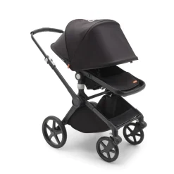 Bugaboo Combi Kinderwagens * Fox Cub Kinderwagen Compleet Black - Midnight Black Zwart
