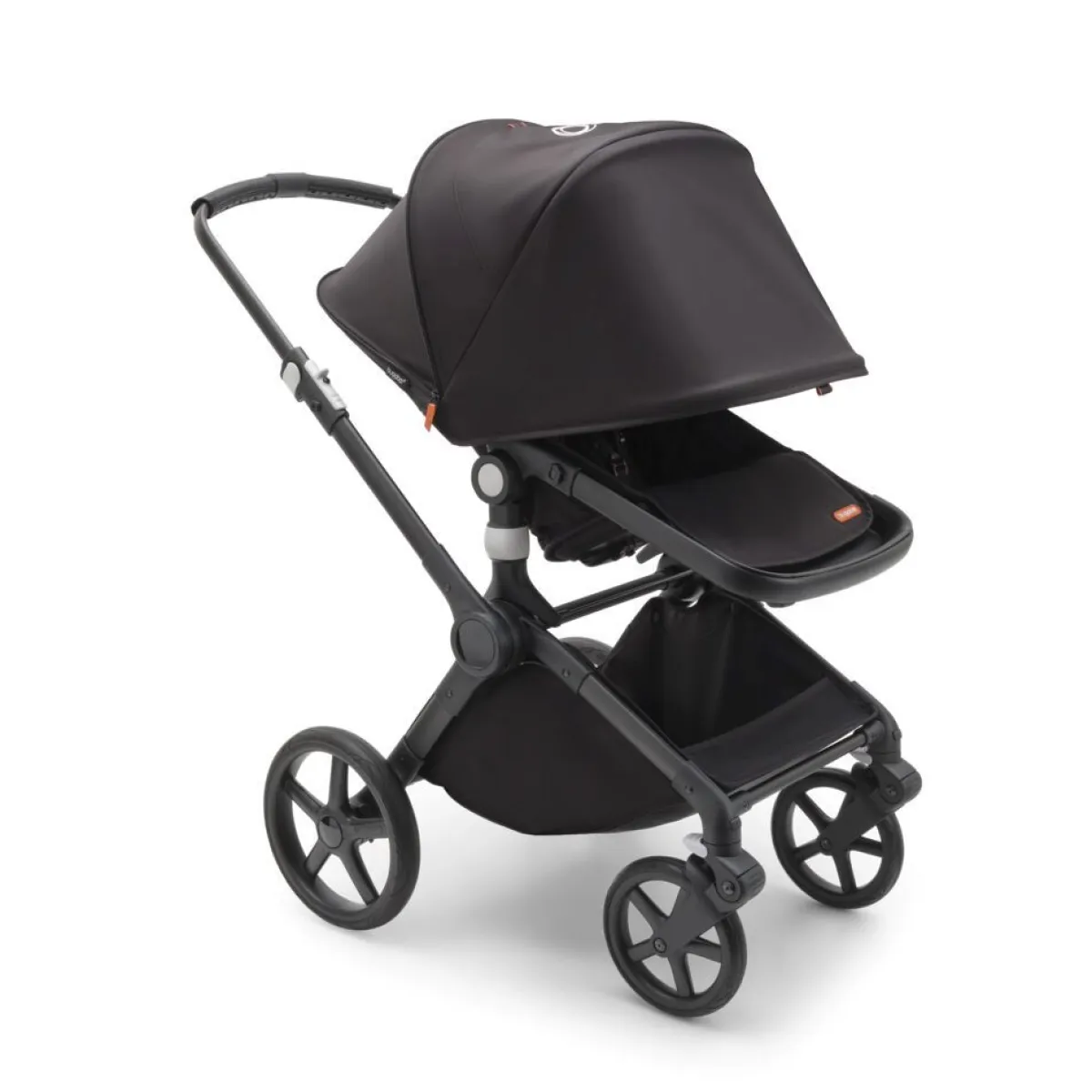 Bugaboo Combi Kinderwagens * Fox Cub Kinderwagen Compleet Black - Midnight Black Zwart