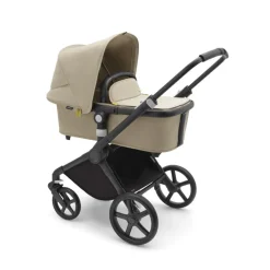 Bugaboo Combi Kinderwagens * Fox Cub Kinderwagen Compleet Black - Desert Beige