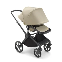 Bugaboo Combi Kinderwagens * Fox Cub Kinderwagen Compleet Black - Desert Beige