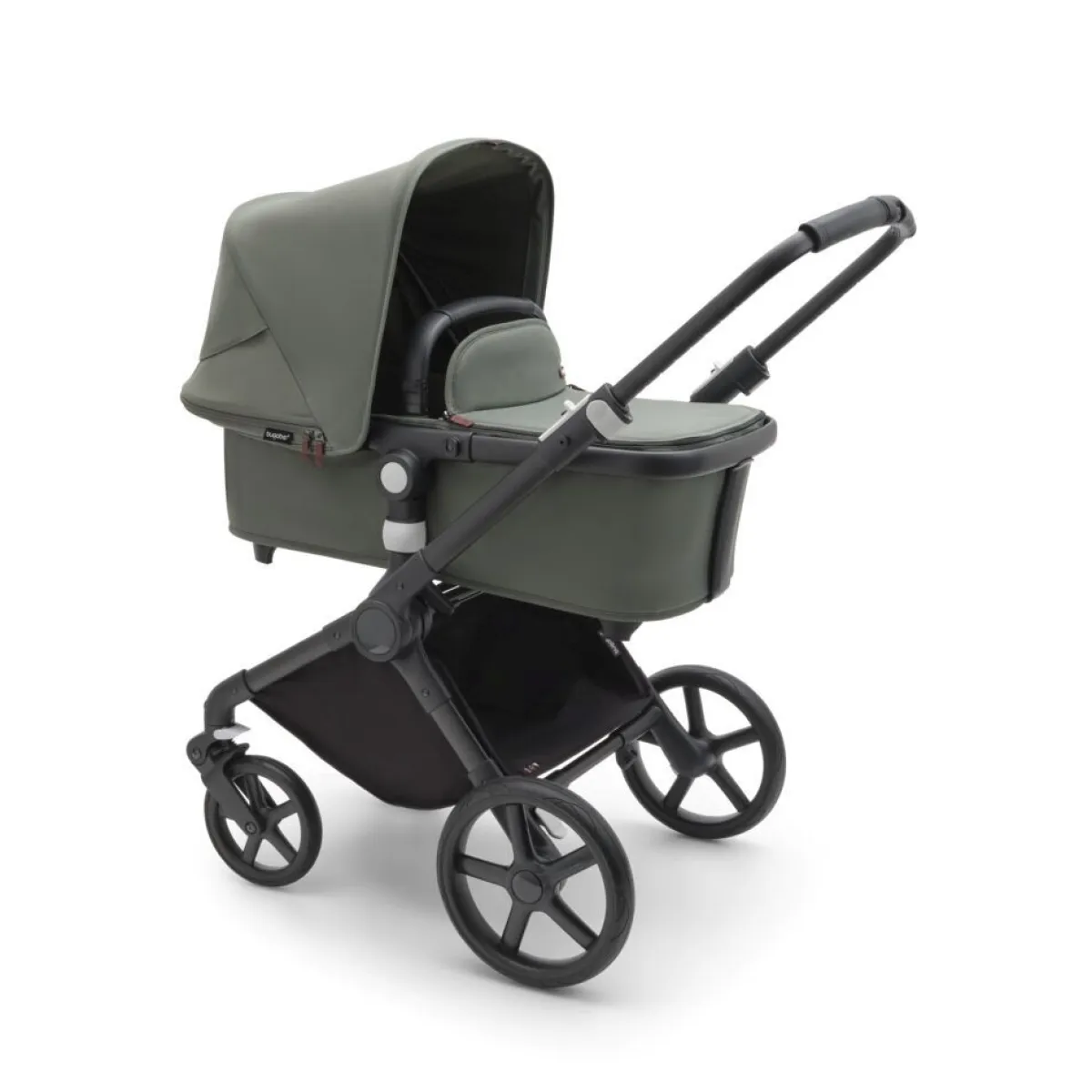 Bugaboo Combi Kinderwagens * Fox Cub Kinderwagen Compleet Black - Forest Green Groen