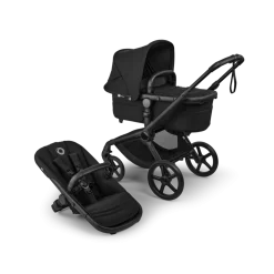 Bugaboo Combi Kinderwagens * Fox 5 Renew Kinderwagen Compleet Black - Heritage Black Zwart
