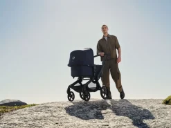 Bugaboo Combi Kinderwagens * Fox 5 Renew Kinderwagen Compleet Black - Deep Indigo Blauw