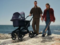 Bugaboo Combi Kinderwagens * Fox 5 Renew Kinderwagen Compleet Black - Deep Indigo Blauw