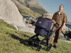 Bugaboo Combi Kinderwagens * Fox 5 Renew Kinderwagen Compleet Black - Deep Indigo Blauw