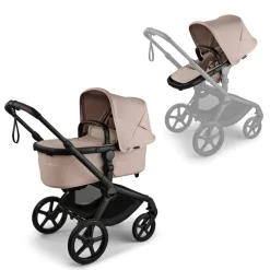 Bugaboo Combi Kinderwagens * Fox 5 Renew Kinderwagen Compleet Black - Desert Melange Taupe