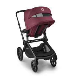 Bugaboo Combi Kinderwagens * Fox 5 Renew Kinderwagen Compleet Black - Dark Cherry Rood