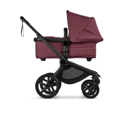 Bugaboo Combi Kinderwagens * Fox 5 Renew Kinderwagen Compleet Black - Dark Cherry Rood