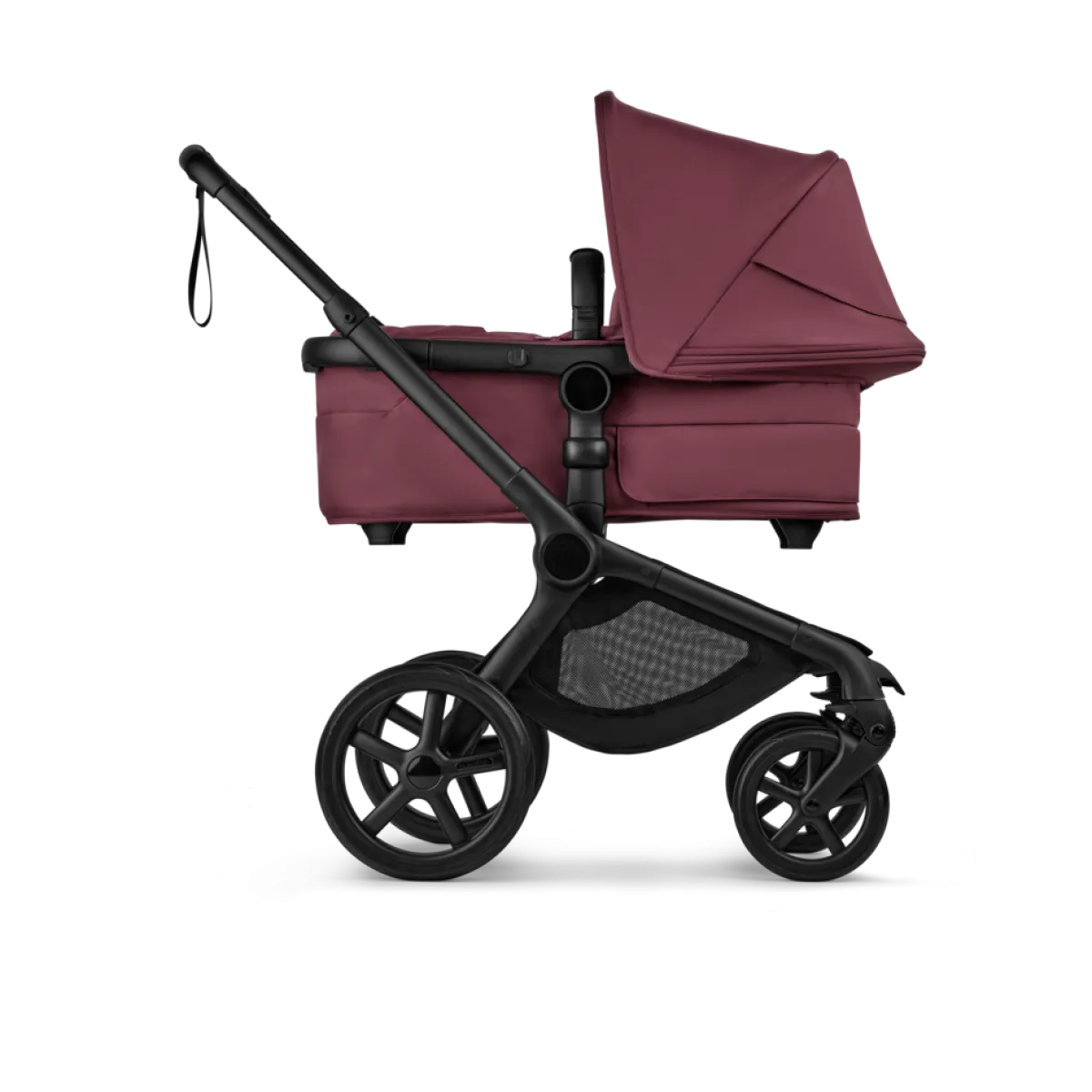 Bugaboo Combi Kinderwagens * Fox 5 Renew Kinderwagen Compleet Black - Dark Cherry Rood