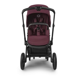 Bugaboo Combi Kinderwagens * Fox 5 Renew Kinderwagen Compleet Black - Dark Cherry Rood