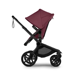 Bugaboo Combi Kinderwagens * Fox 5 Renew Kinderwagen Compleet Black - Dark Cherry Rood