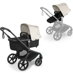 Bugaboo Combi Kinderwagens * Fox 5 Renew Kinderwagen Compleet Black - Heritage Black - Misty White Wit