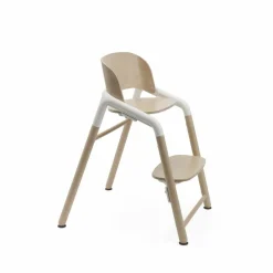 Bugaboo Meegroeistoelen * Giraffe Kinderstoel Neutral Wood / White Beige