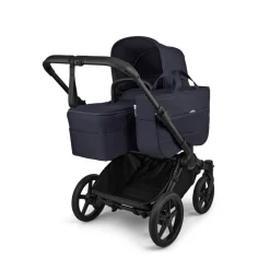 Bugaboo Combi Kinderwagens * Mono Kinderwagen Donkey 6 Compleet Black - Deep Indigo Blauw